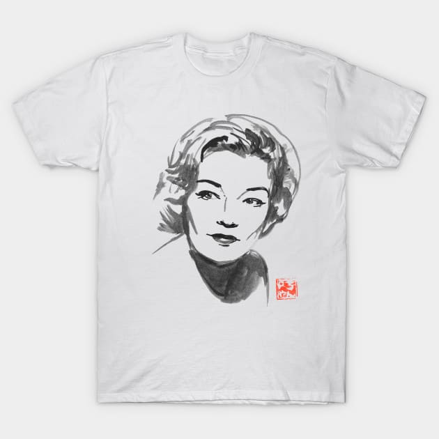 simone signoret T-Shirt by pechane